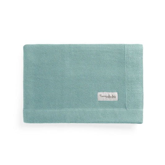 Coperta bamboo e cotone Aqua Nannafrufru