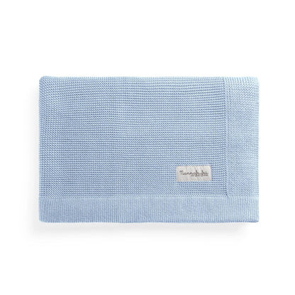 Coperta Bamboo e Cotone Azzurra