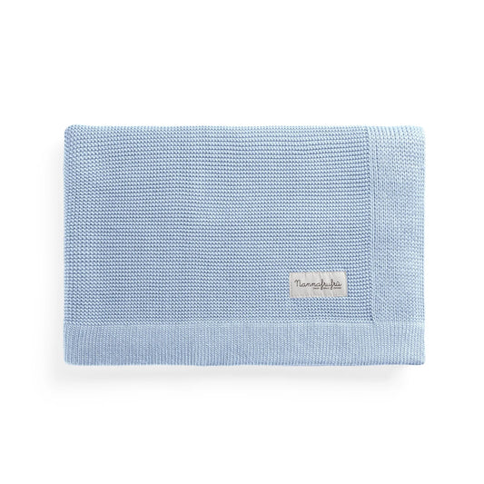 Coperta Bamboo e Cotone Azzurra