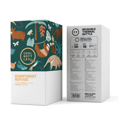 Borraccia termica Kiddies 350 ml Rainforest Refuge