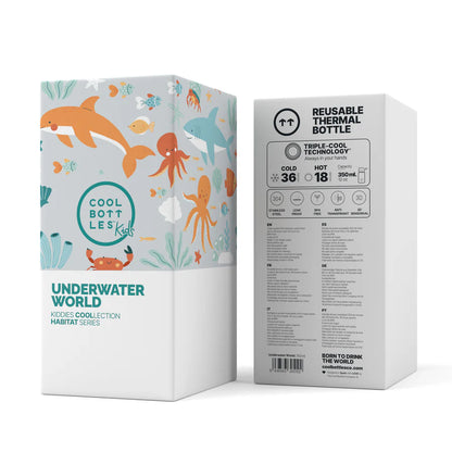 Borraccia termica Kiddies 350 ml Underwater World