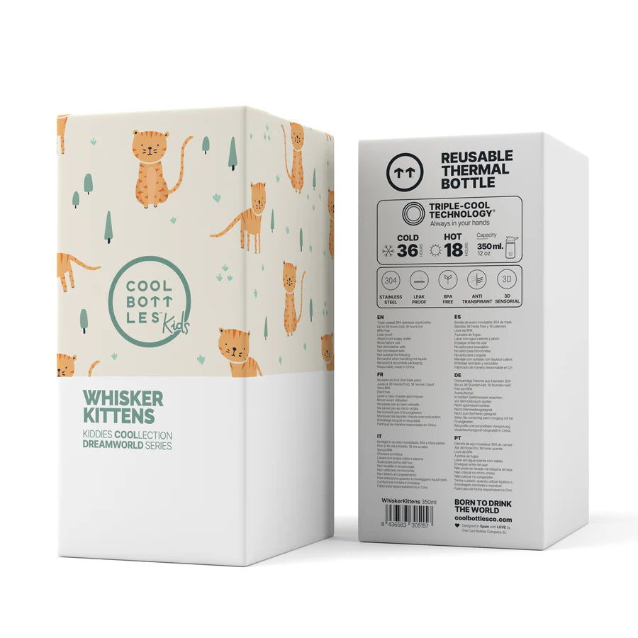 Borraccia Kiddies 350 ml Whisker Kittens