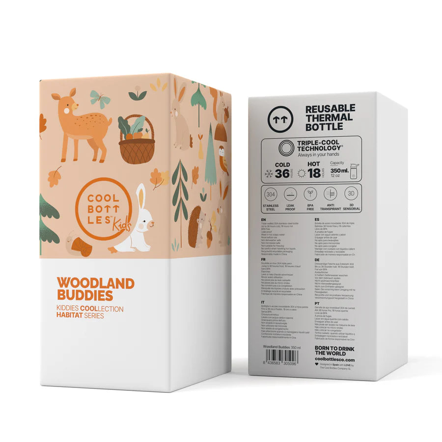 Borraccia termica Kiddies 350 ml Woodland Buddies