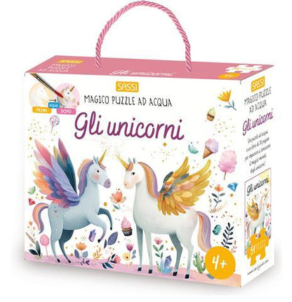 Magico puzzle ad acqua. Gli unicorni