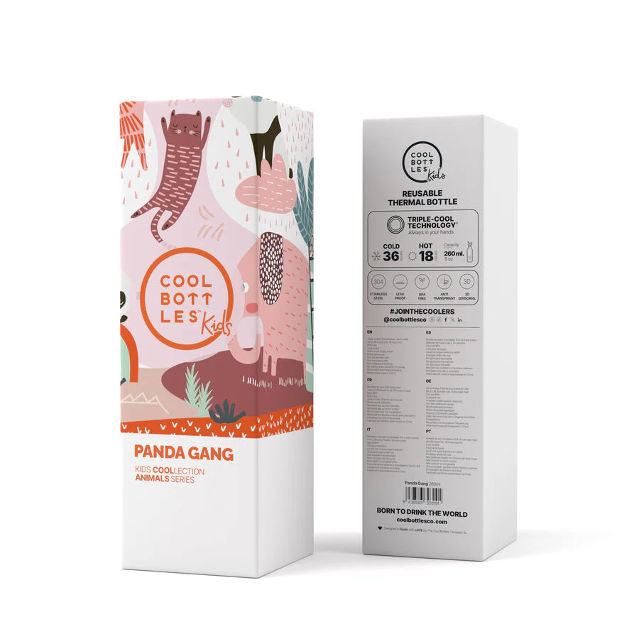 Borraccia termica 260 ml Panda Gang