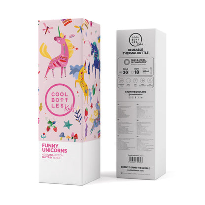 Borraccia termica 350 ml Funny Unicorns