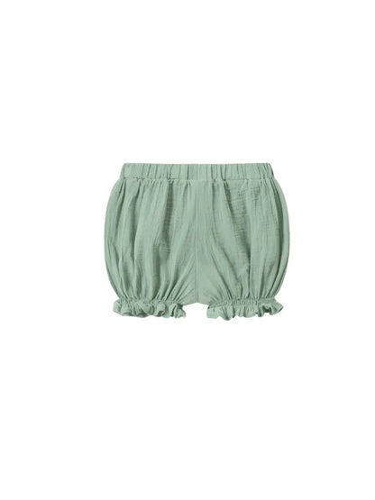 Pantaloncini con fiocco stampato