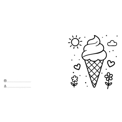 Let's colour. Cibo