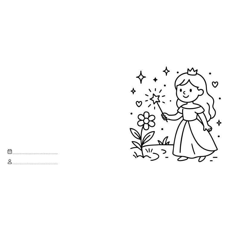 Let's colour. Principesse
