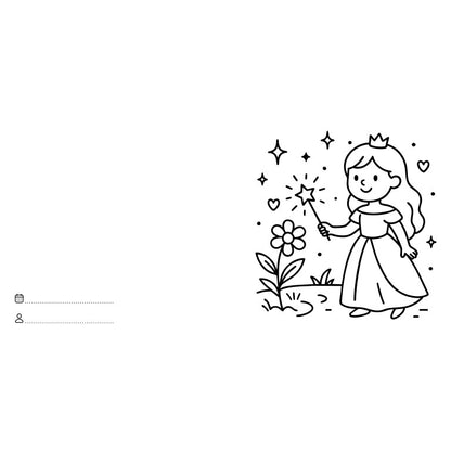 Let's colour. Principesse