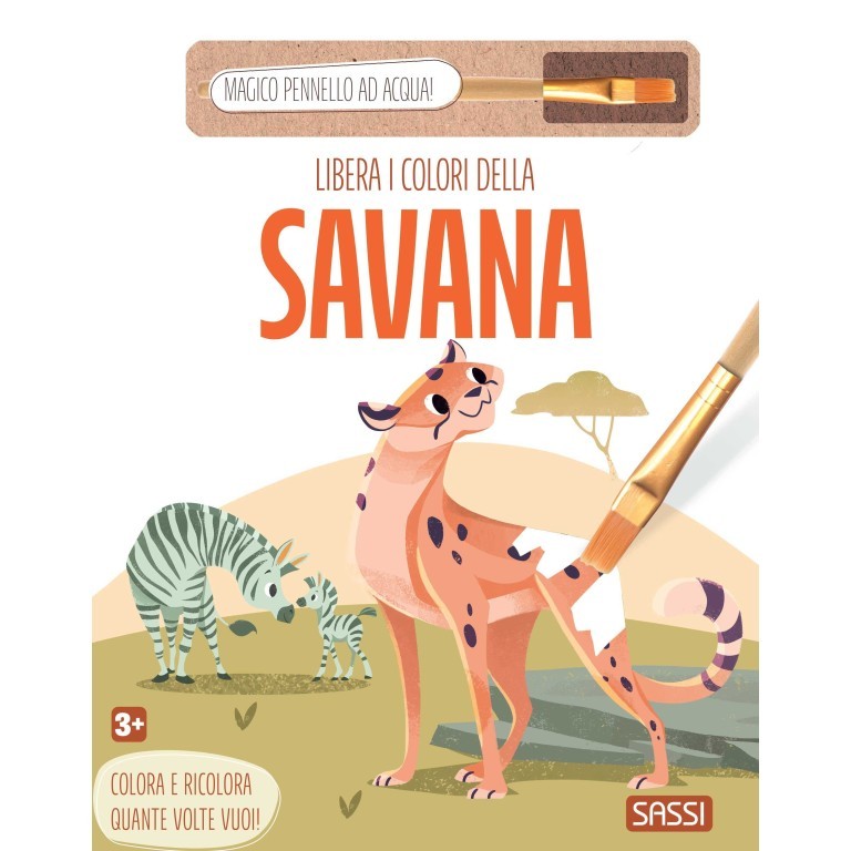Libera i colori della savana
