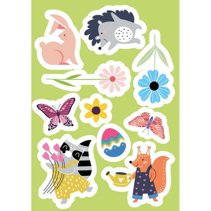 Stickers e attività. Primavera