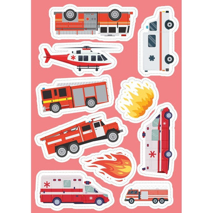 Stickers e attività. Veicoli